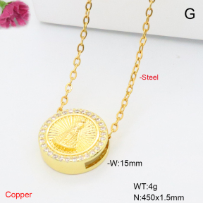 F6N409414avja-L017  Fashion Copper Necklace
