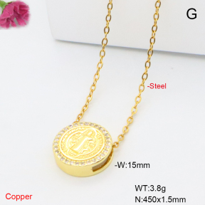 F6N409416avja-L017  Fashion Copper Necklace