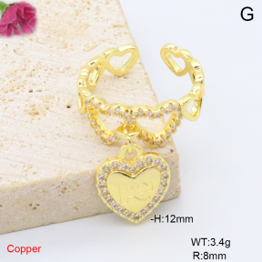 F6R402162baka-L017  Fashion Copper Ring