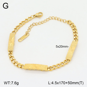 2B2005253bbov-747  Stainless Steel Bracelet
