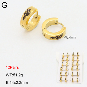 2E2006708alka-387  Stainless Steel Earrings
