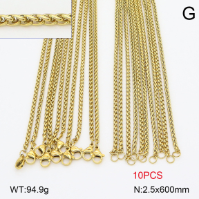 2N2008340bkab-452  Stainless Steel Necklace