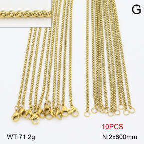 2N2008341bkab-452  Stainless Steel Necklace