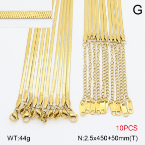 2N2008345aivb-452  Stainless Steel Necklace