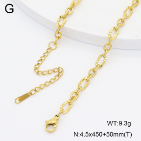 2N2008366vbmb-452  Stainless Steel Necklace