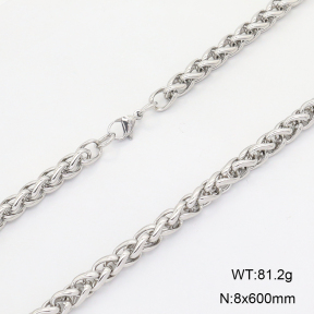2N2008401bbml-452  Stainless Steel Necklace