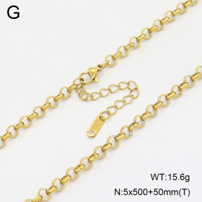 2N2008419aakl-452  Stainless Steel Necklace
