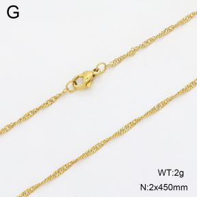 2N2008420aaio-452  Stainless Steel Necklace