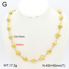 2N2008451vhha-452  Stainless Steel Necklace