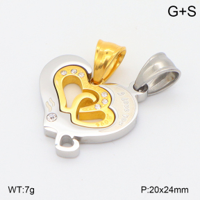 2P4001745bhia-209  Stainless Steel Pendant