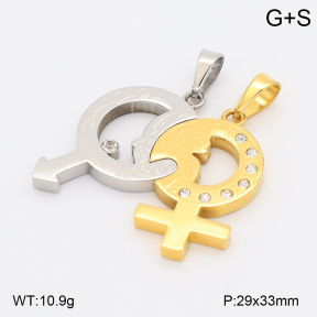 2P4001758bhia-209  Stainless Steel Pendant