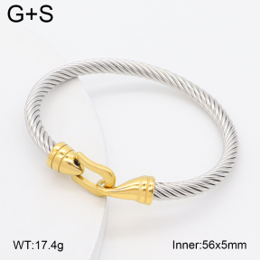 2BA202588bbml-387  Stainless Steel Bangle