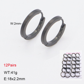 2E2006827akia-387  Stainless Steel Earrings