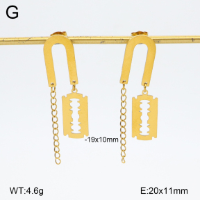 2E2006839baka-698  Stainless Steel Earrings
