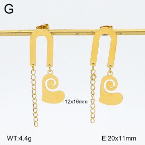 2E2006845baka-698  Stainless Steel Earrings