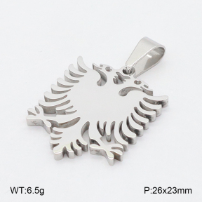 2P2005838bbov-379  Stainless Steel Pendant
