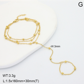 6B2004462bbml-900  14K PVD  Stainless Steel Bracelet