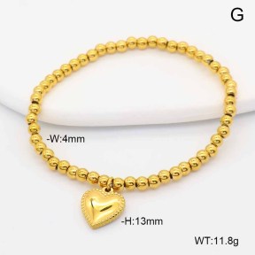 6B2004465bhva-908  18K PVD  Stainless Steel Bracelet