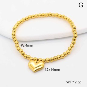 6B2004473bhva-908  18K PVD  Stainless Steel Bracelet