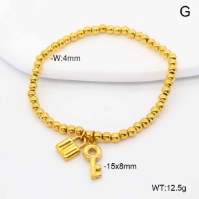 6B2004487bhia-908  18K PVD  Stainless Steel Bracelet