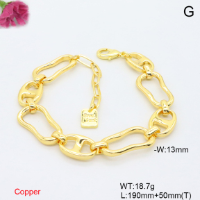 F6B200350ablb-L002  Fashion Copper Bracelet