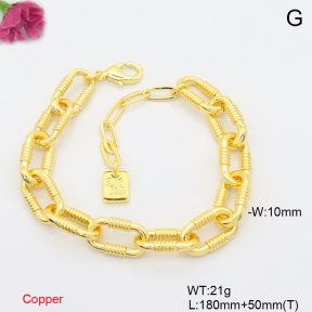 F6B200352ablb-L002  Fashion Copper Bracelet