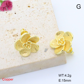 F6E200879baka-L017  Fashion Copper Earrings