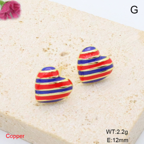 F6E302167aajl-L002  Fashion Copper Earrings