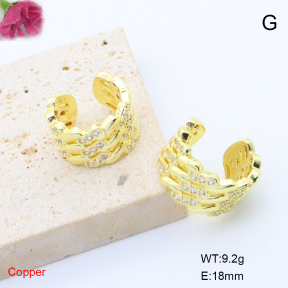 F6E405905baka-L017  Fashion Copper Earrings