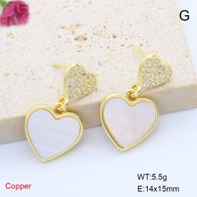 F6E405907vbnb-L017  Fashion Copper Earrings
