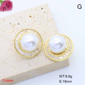 F6E405908vbmb-L017  Fashion Copper Earrings