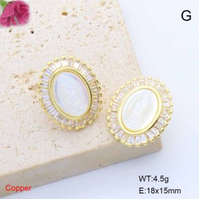 F6E405909ahlv-L017  Fashion Copper Earrings