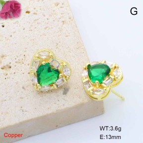 F6E405912vbmb-L017  Fashion Copper Earrings