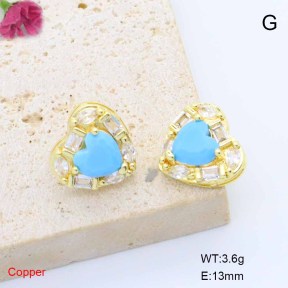 F6E405915vbmb-L017  Fashion Copper Earrings