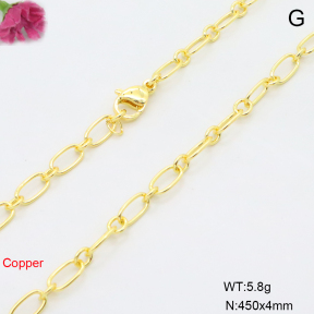 F6N201223vail-L002  Fashion Copper Necklace