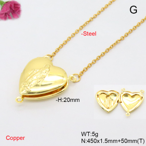 F6N201233vaia-L002  Fashion Copper Necklace