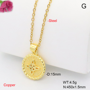 F6N201237vaia-L002  Fashion Copper Necklace