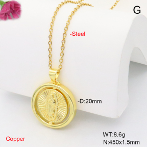 F6N201238avja-L002  Fashion Copper Necklace