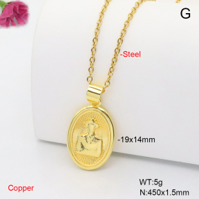 F6N201240vaia-L002  Fashion Copper Necklace