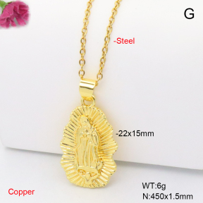 F6N201245aahl-L002  Fashion Copper Necklace