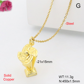 F6N201248avja-L002  Fashion Copper Necklace