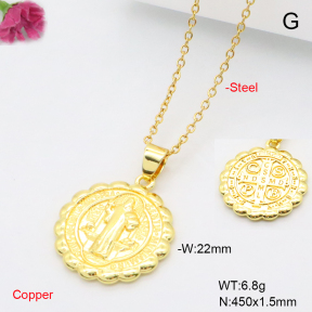 F6N201249vaia-L002  Fashion Copper Necklace
