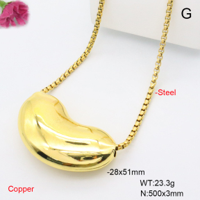 F6N201251ablb-L002  Fashion Copper Necklace
