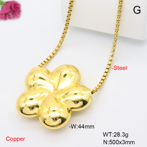 F6N201252ablb-L002  Fashion Copper Necklace