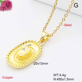 F6N201257vaia-L017  Fashion Copper Necklace