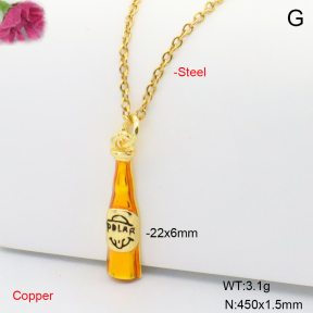 F6N301871vaia-L002  Fashion Copper Necklace
