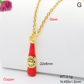 F6N301872vaia-L002  Fashion Copper Necklace