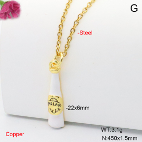 F6N301873vaia-L002  Fashion Copper Necklace