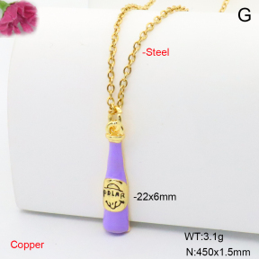 F6N301874vaia-L002  Fashion Copper Necklace
