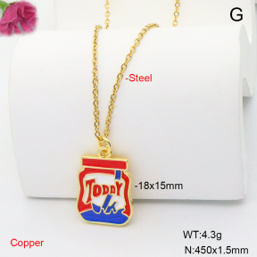 F6N301879vail-L002  Fashion Copper Necklace